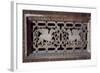Marble Fence with Pair of Griffins, Detail of Royal Throne-null-Framed Giclee Print