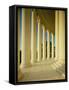 Marble Floor and Columns, Jefferson Memorial, Washington DC, USA-null-Framed Stretched Canvas