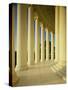 Marble Floor and Columns, Jefferson Memorial, Washington DC, USA-null-Stretched Canvas