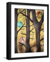 Marble Forest 1-Leah Saulnier-Framed Giclee Print