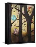 Marble Forest 1-Leah Saulnier-Framed Stretched Canvas