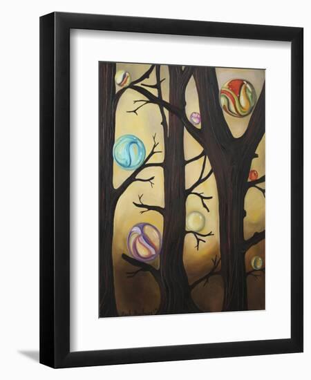 Marble Forest 1-Leah Saulnier-Framed Premium Giclee Print