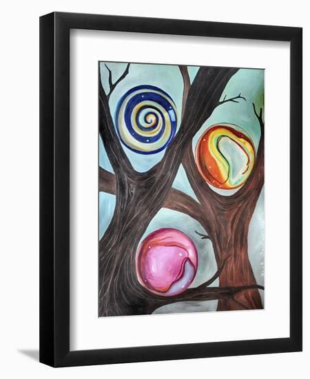 Marble Forest 2-Leah Saulnier-Framed Giclee Print