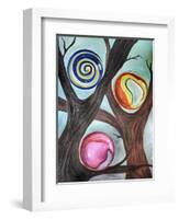 Marble Forest 2-Leah Saulnier-Framed Giclee Print