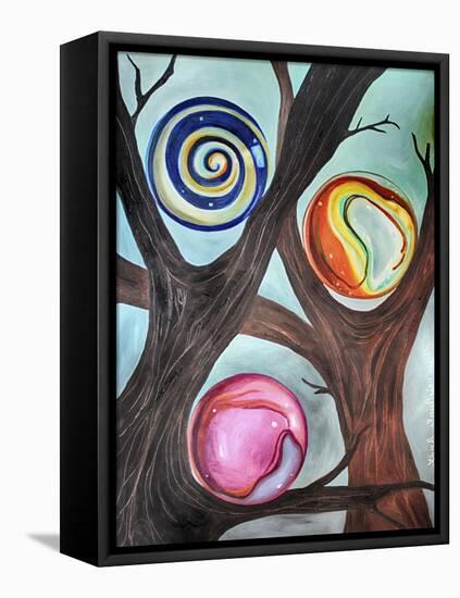 Marble Forest 2-Leah Saulnier-Framed Stretched Canvas