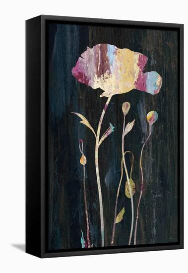 Marble Garden Flower 3-Jin Jing-Framed Stretched Canvas