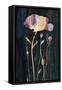 Marble Garden Flower 3-Jin Jing-Framed Stretched Canvas