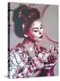 Marble Geisha-Abstract Graffiti-Stretched Canvas