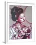 Marble Geisha-Abstract Graffiti-Framed Giclee Print