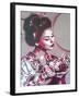 Marble Geisha-Abstract Graffiti-Framed Giclee Print