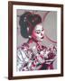 Marble Geisha-Abstract Graffiti-Framed Giclee Print