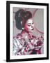 Marble Geisha-Abstract Graffiti-Framed Giclee Print