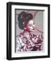 Marble Geisha-Abstract Graffiti-Framed Giclee Print