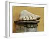 Marble Hand from Colossal Figure of Emperor Constantine the Great (306-337 CE)-null-Framed Giclee Print