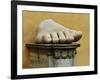 Marble Hand from Colossal Figure of Emperor Constantine the Great (306-337 CE)-null-Framed Giclee Print