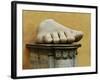 Marble Hand from Colossal Figure of Emperor Constantine the Great (306-337 CE)-null-Framed Giclee Print