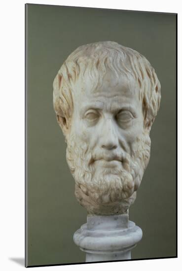 Marble Head of Aristotle (384-322 BC )-null-Mounted Giclee Print