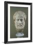 Marble Head of Aristotle (384-322 BC )-null-Framed Giclee Print
