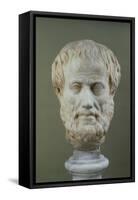 Marble Head of Aristotle (384-322 BC )-null-Framed Stretched Canvas