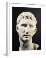 Marble Head of Emperor Augustus-null-Framed Giclee Print