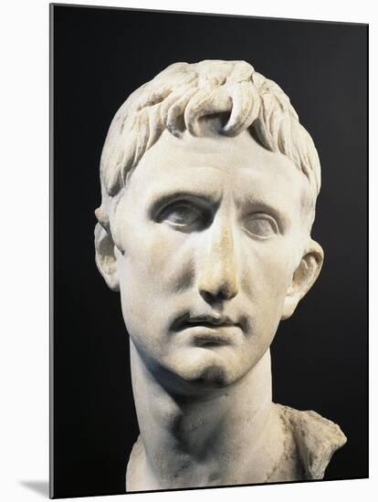 Marble Head of Emperor Augustus-null-Mounted Giclee Print