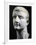 Marble Head of Emperor Tiberius, Artifact Uncovered in Pergamon, Turkey-null-Framed Giclee Print