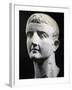 Marble Head of Emperor Tiberius, Artifact Uncovered in Pergamon, Turkey-null-Framed Giclee Print