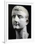 Marble Head of Emperor Tiberius, Artifact Uncovered in Pergamon, Turkey-null-Framed Giclee Print