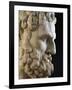 Marble Head of Heracles, Copy of Greek Original by Lysippus, Detail-null-Framed Giclee Print