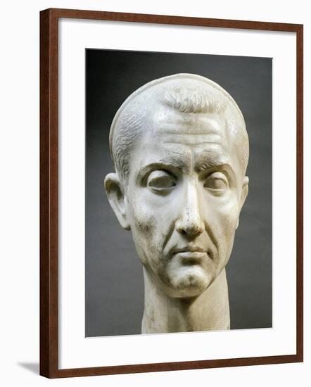 Marble Head of Julius Caesar-null-Framed Giclee Print