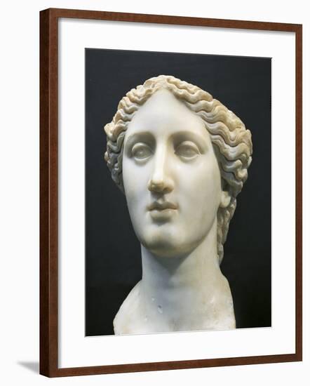 Marble Head of Juno, from Banasa-null-Framed Giclee Print