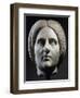 Marble Head of Woman, Front View, Uncovered in Pergamon, Turkey, 193-211 AD-null-Framed Giclee Print