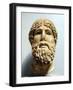Marble Head, Probably of the Ancient Greek God Zeus, Possibly 1st Century Bc-null-Framed Premium Photographic Print