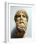 Marble Head, Probably of the Ancient Greek God Zeus, Possibly 1st Century Bc-null-Framed Premium Photographic Print