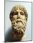 Marble Head, Probably of the Ancient Greek God Zeus, Possibly 1st Century Bc-null-Mounted Premium Photographic Print