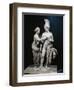 Marble Imperial Group Statue of Hadrian and Sabina Portrayed as Mars and Venus-null-Framed Giclee Print