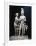 Marble Imperial Group Statue of Hadrian and Sabina Portrayed as Mars and Venus-null-Framed Giclee Print