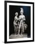 Marble Imperial Group Statue of Hadrian and Sabina Portrayed as Mars and Venus-null-Framed Giclee Print