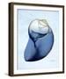 Marble Indigo Snail 2-Albert Koetsier-Framed Photo