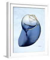 Marble Indigo Snail 2-Albert Koetsier-Framed Photo