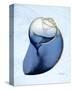 Marble Indigo Snail 2-Albert Koetsier-Stretched Canvas