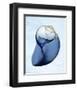 Marble Indigo Snail 2-Albert Koetsier-Framed Photo