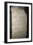 Marble Inscription Found in Roman Baths and Swimming Pools, Caldes De Montbuy, Catalonia, Spain-null-Framed Giclee Print