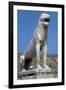 Marble lion at Delos in Greece, 7th century BC-Unknown-Framed Giclee Print