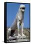 Marble lion at Delos in Greece, 7th century BC-Unknown-Framed Stretched Canvas