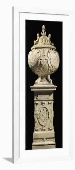 Marble Monument with Heart of King of France Francis I-Pierre Bontemps-Framed Giclee Print