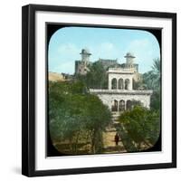 Marble Pavilion in the Fort Gardens, Lahore, India, Late 19th or Early 20th Century-null-Framed Giclee Print