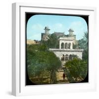 Marble Pavilion in the Fort Gardens, Lahore, India, Late 19th or Early 20th Century-null-Framed Giclee Print