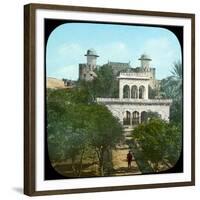 Marble Pavilion in the Fort Gardens, Lahore, India, Late 19th or Early 20th Century-null-Framed Giclee Print