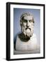 Marble Portrait Bust Said to Be of Sophocles, Athenian Writer of Tragedies-null-Framed Photographic Print